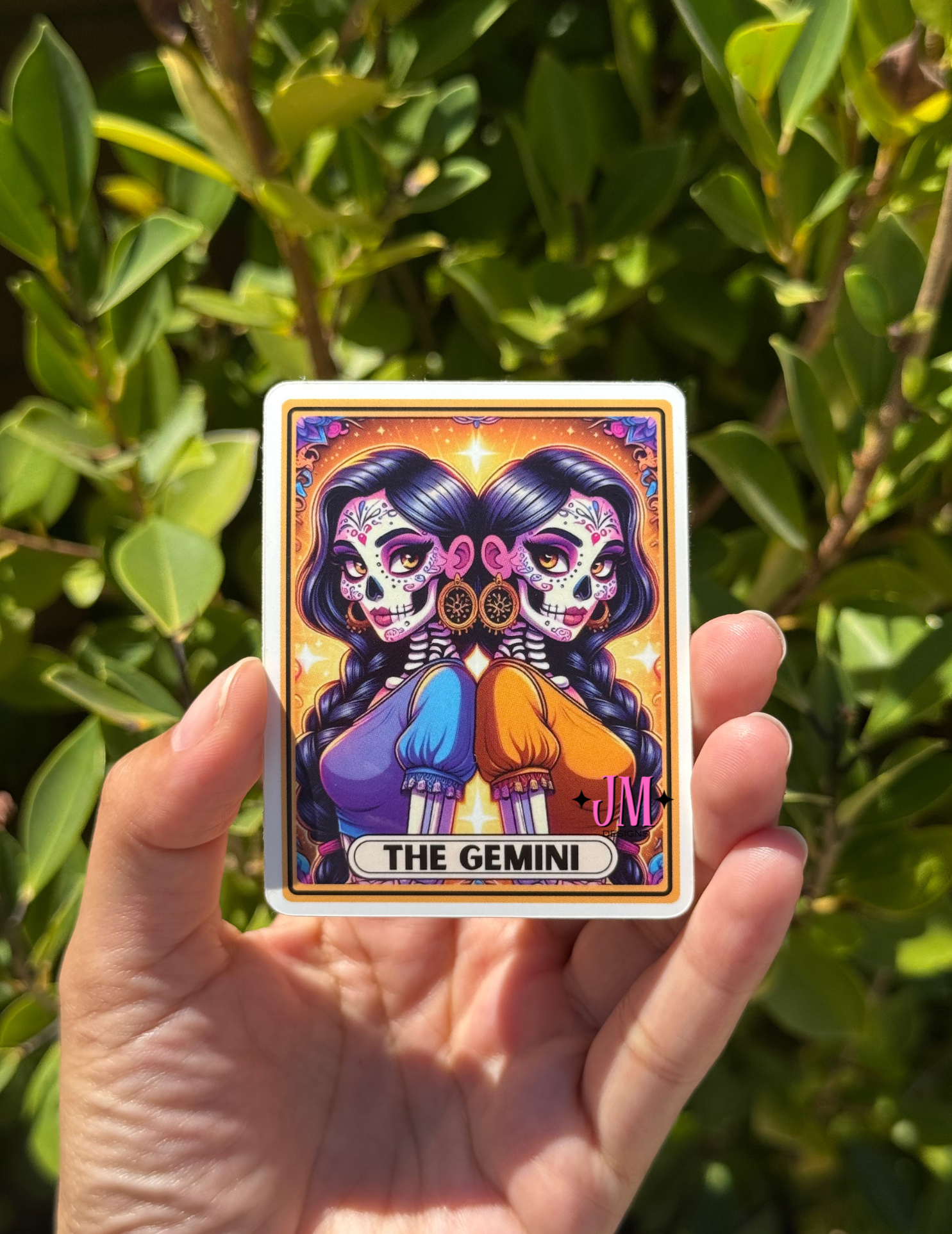 The Gemini Tarot Card Sticker