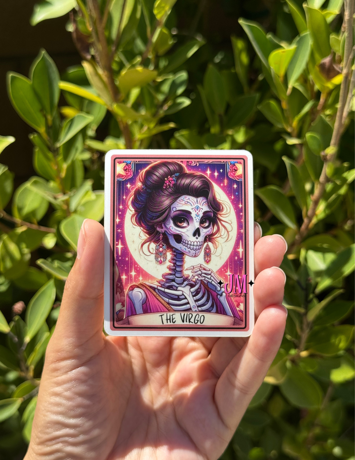 The Virgo Tarot Card Sticker
